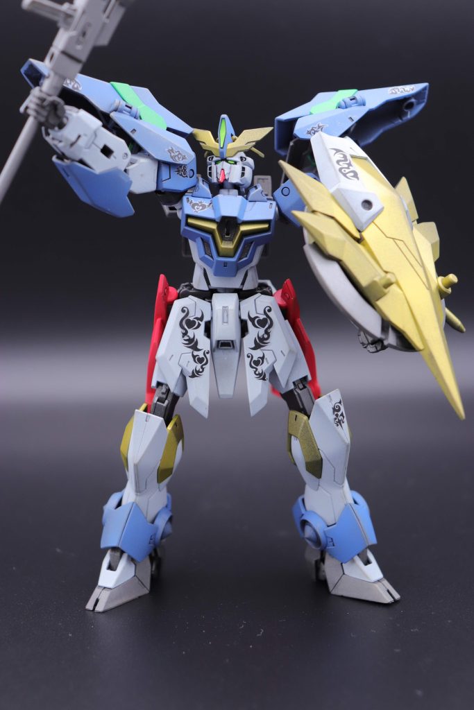 イージスナイトの勝利のポーズ