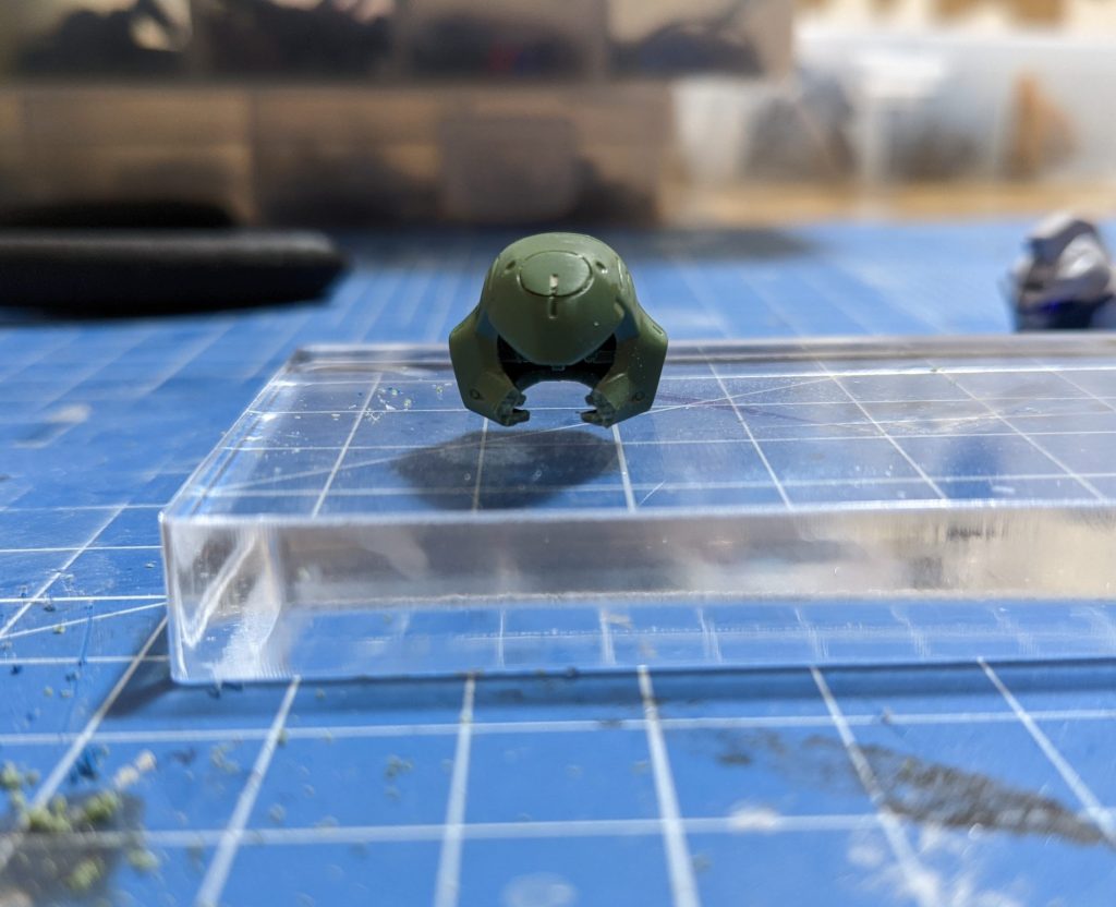 HG 1/144 宇宙用ジャハナム頭部改修編