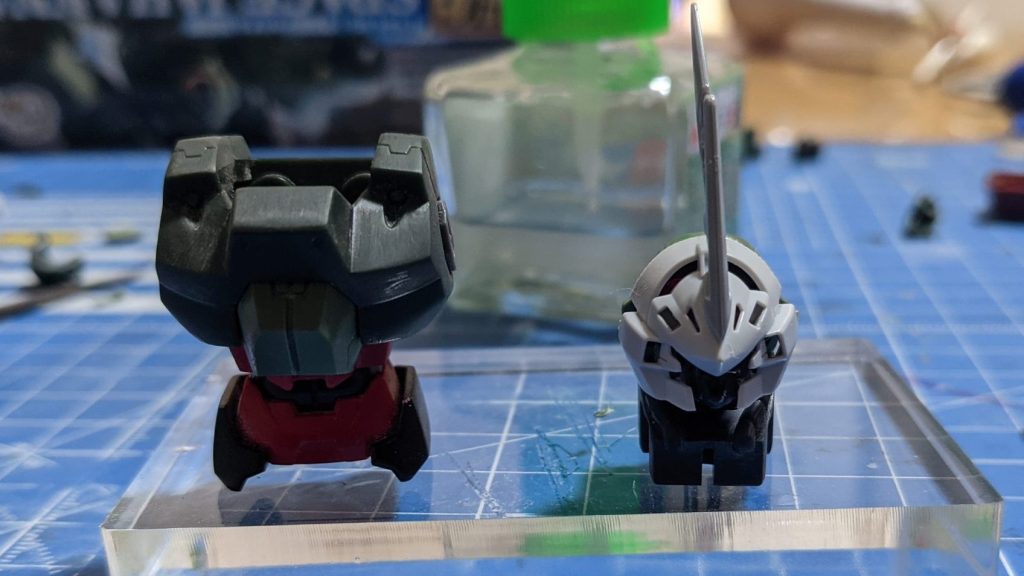 HG 1/144 宇宙用ジャハナム頭部パーツ改修